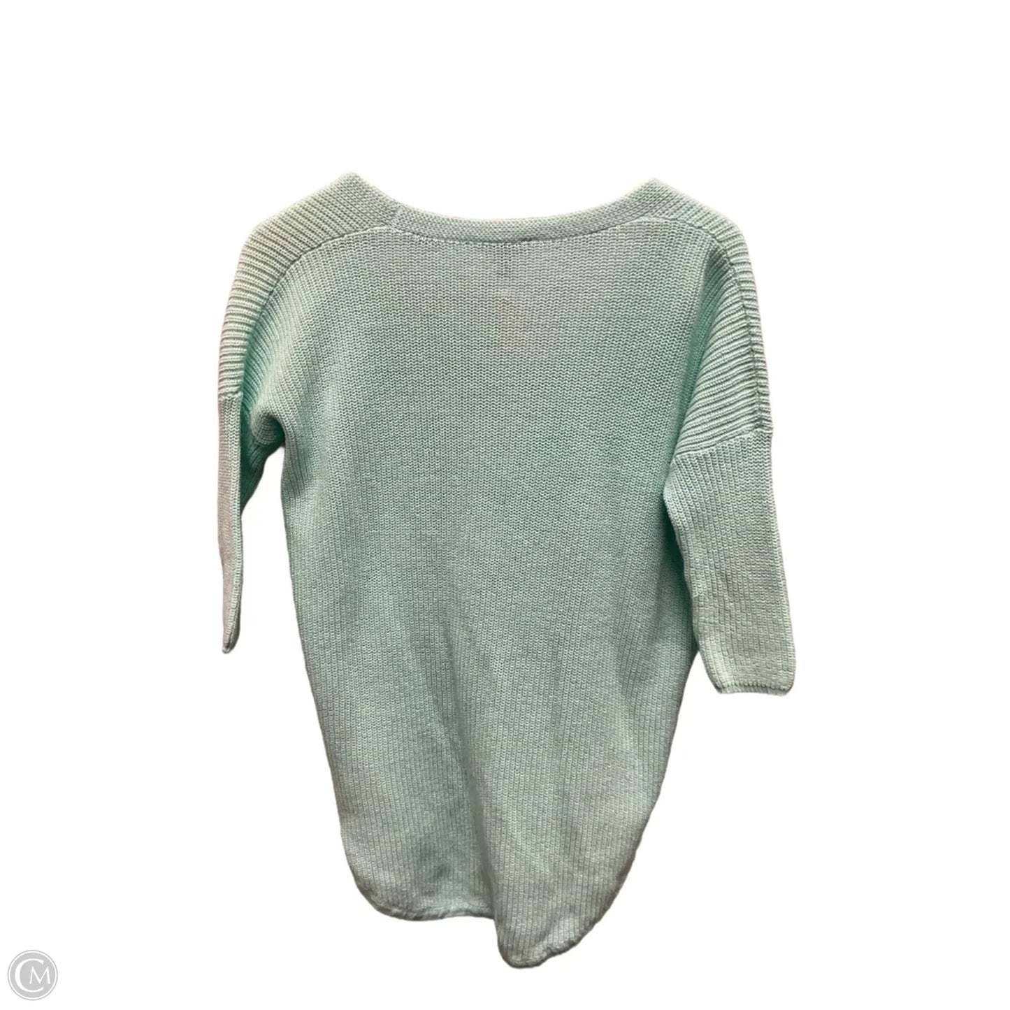 Sweater Short Sleeve By Express In Green, Size: M