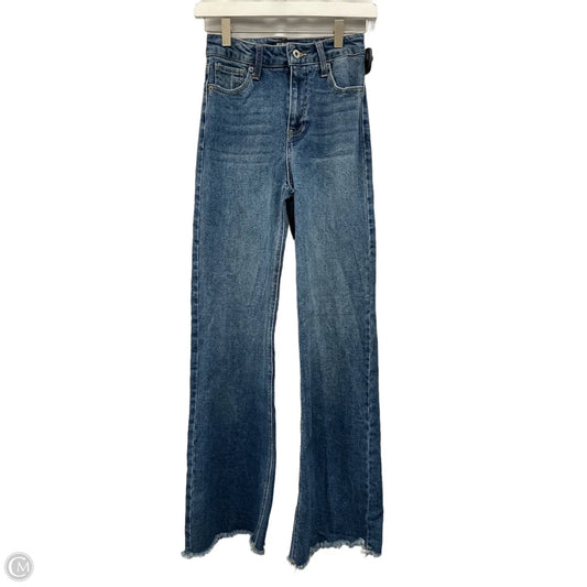 Jeans Wide Leg By Bcbgeneration In Blue Denim, Size: 0
