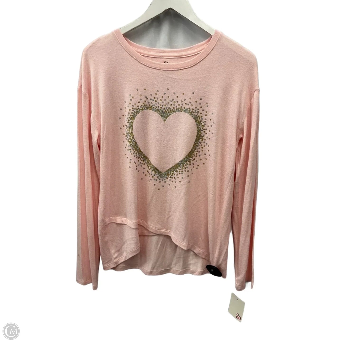 Top Long Sleeve By So In Pink, Size: 1x