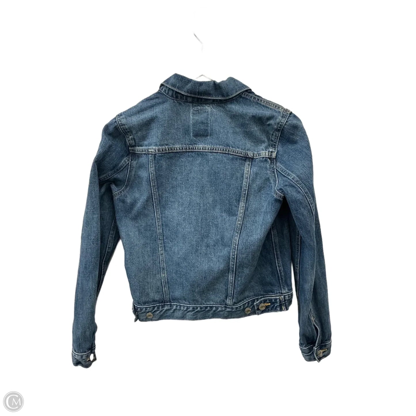 Jacket Denim By Gap In Blue Denim, Size: S
