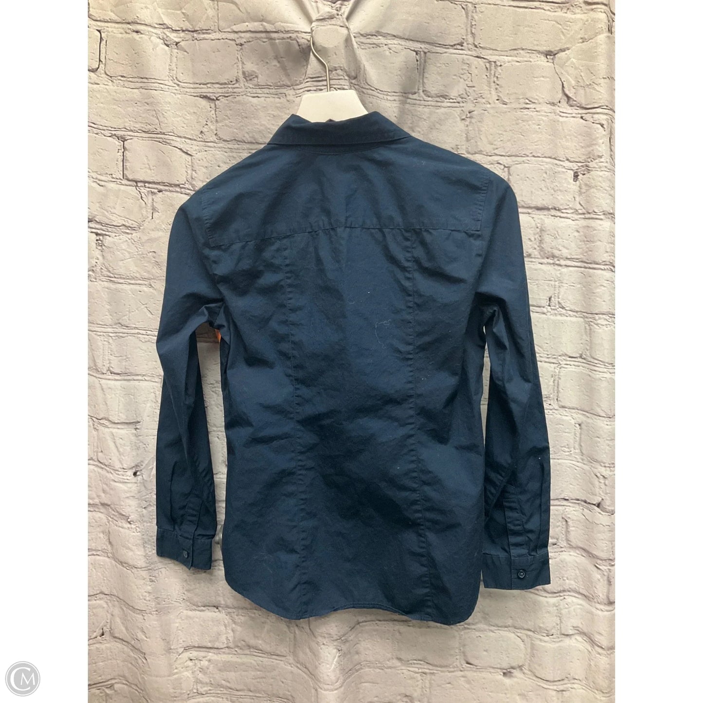 Top Long Sleeve By Loft In Navy, Size: S