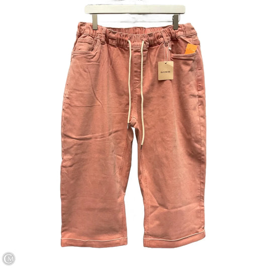 Capris By Bloomchic In Pink Denim, Size: 14