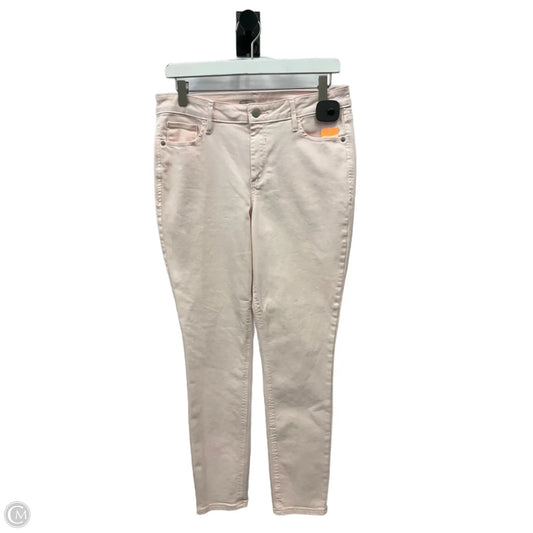 Jeans Skinny By Old Navy In Pink Denim, Size: 10