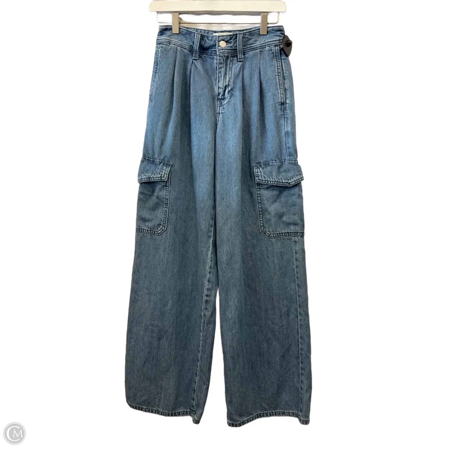 Jeans Wide Leg By Universal Thread In Blue Denim, Size: 0