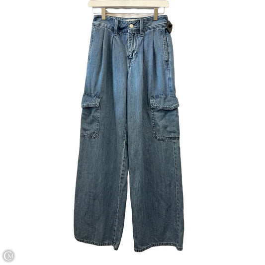 Jeans Wide Leg By Universal Thread In Blue Denim, Size: 0