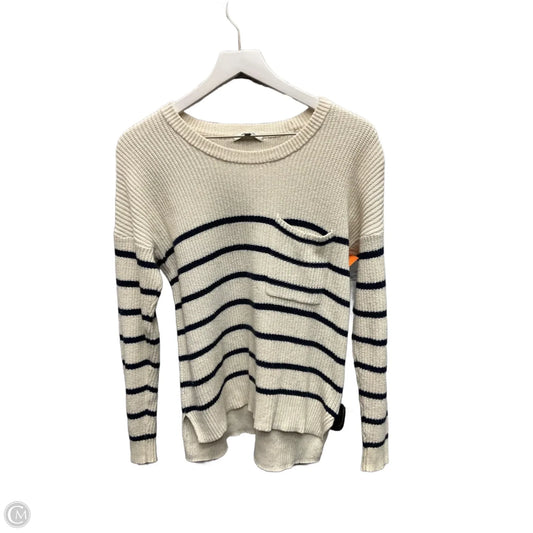 Top Long Sleeve By Madewell In Cream, Size: Xs