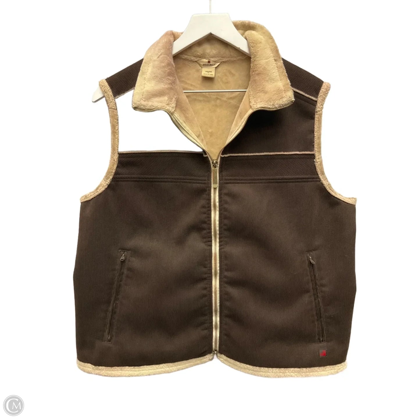 Vest Other By Woolrich In Brown, Size: Xl