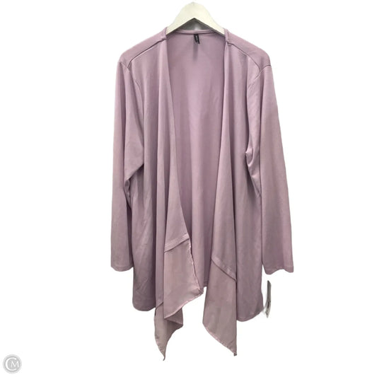 Cardigan By Massini In Purple, Size: 2x
