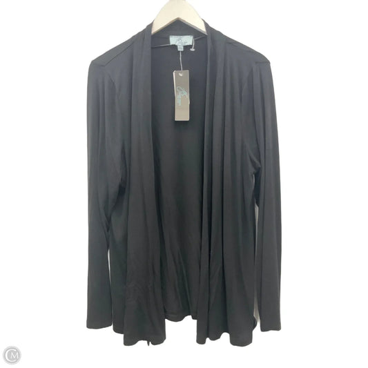 Cardigan By Joan Vass In Black, Size: Xl
