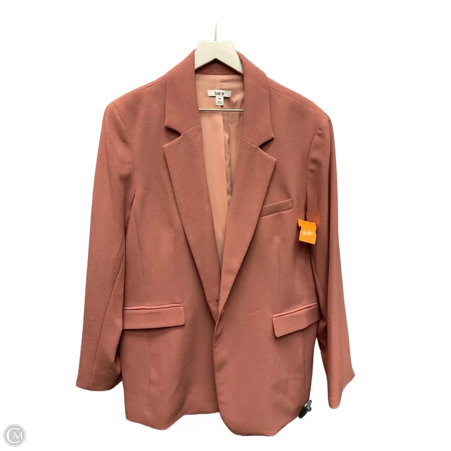 Blazer By Bar Iii In Pink, Size: Xxl