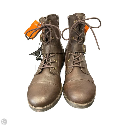 Boots Ankle Heels By White Mountain In Brown, Size: 8