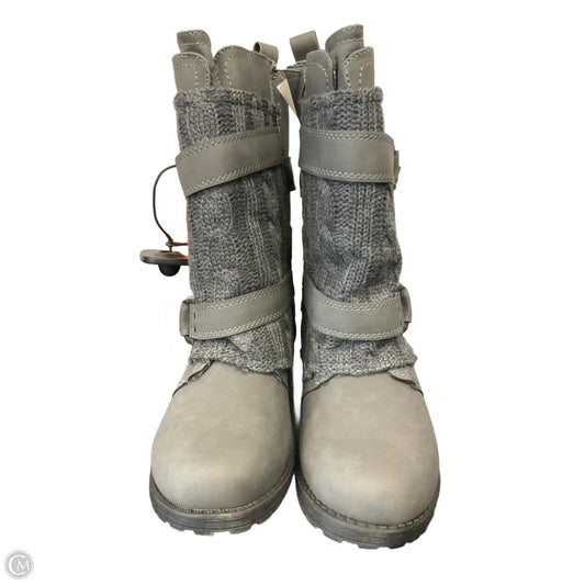 Boots Mid-calf Flats By Falls Creek In Grey, Size: 8