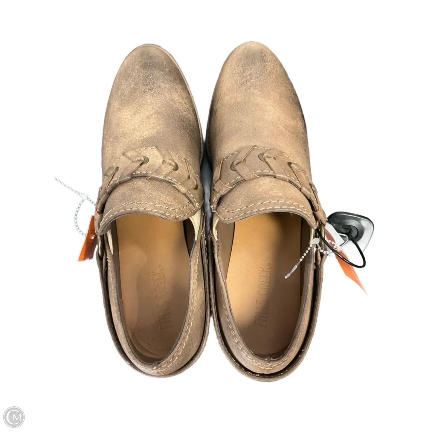 Shoes Heels Block By Falls Creek In Tan, Size: 8.5