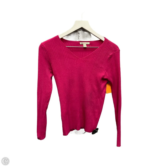 Top Long Sleeve By Cato In Pink, Size: Xs