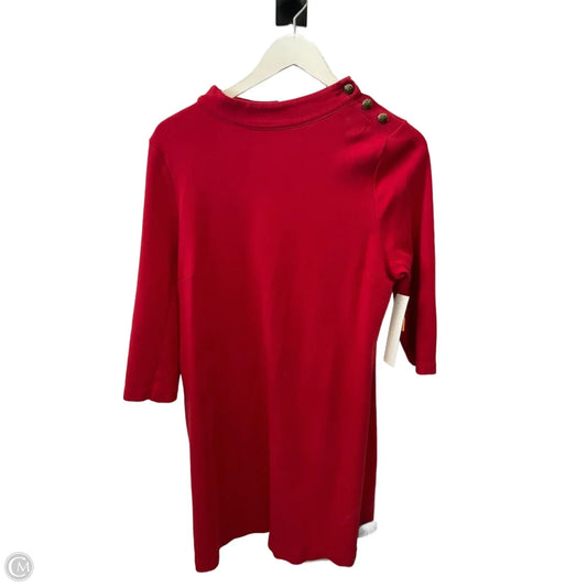 Dress Casual Short By Talbots In Red, Size: Xlp
