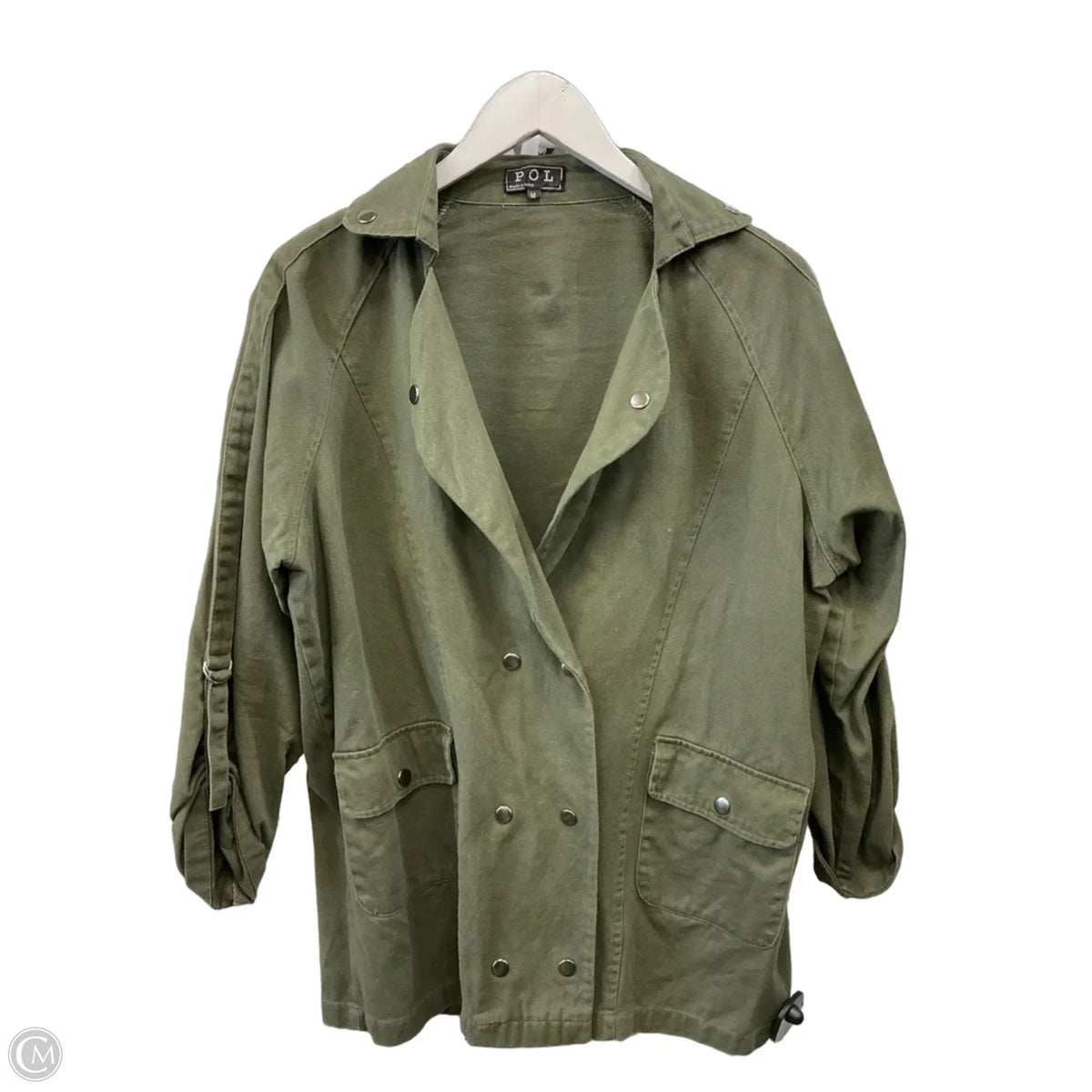 Jacket Other By Pol In Green, Size: M
