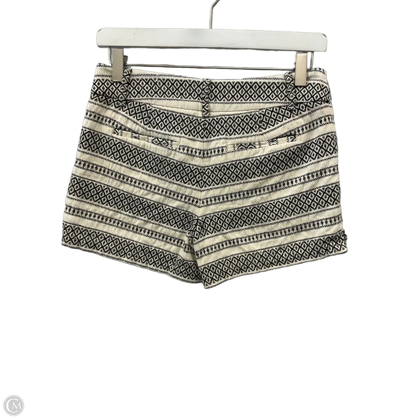 Shorts By Loft In Black & Cream, Size: 0