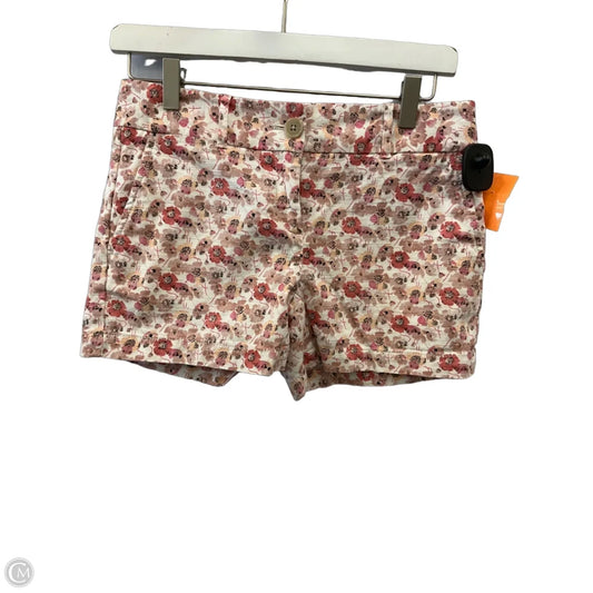 Shorts By Loft In Floral Print, Size: 0