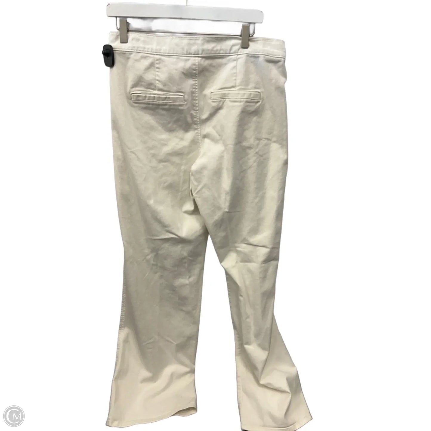 Pants Wide Leg By Express In Cream Denim, Size: 8