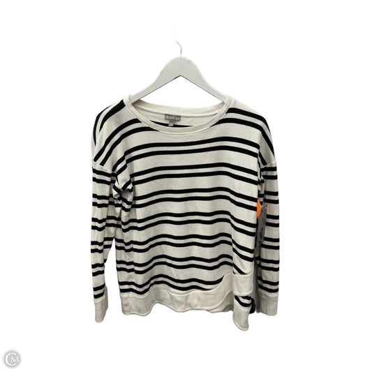 Top 3/4 Sleeve By Talbots In Striped Pattern, Size: Mp