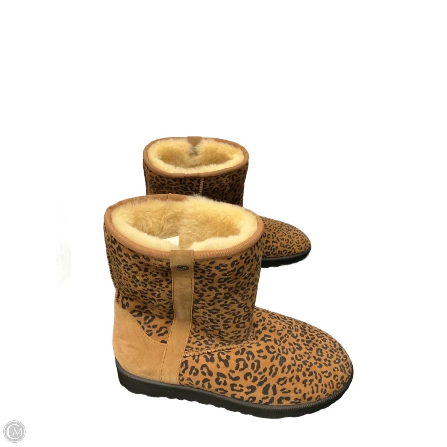 Boots Ankle Flats By Abeo In Animal Print, Size: 8