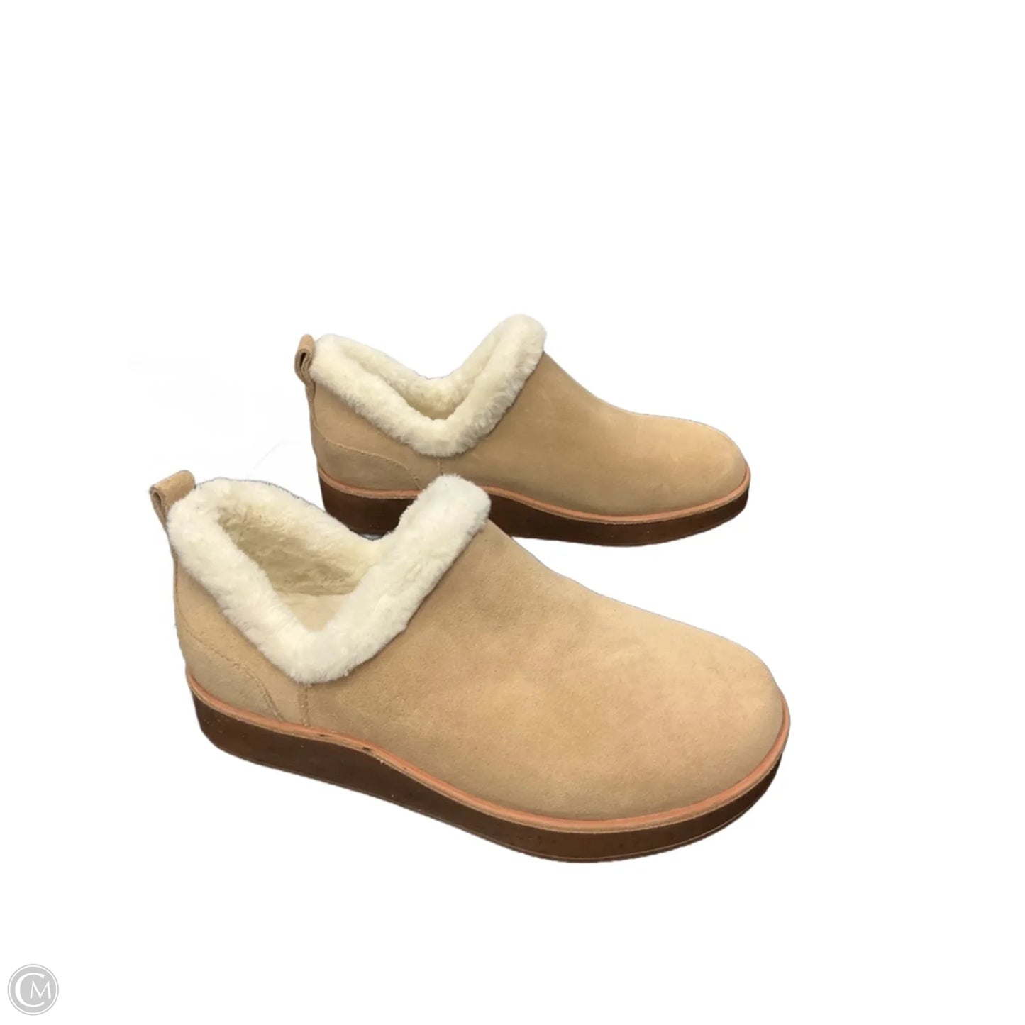 Shoes Heels Platform By Abeo In Beige, Size: 8