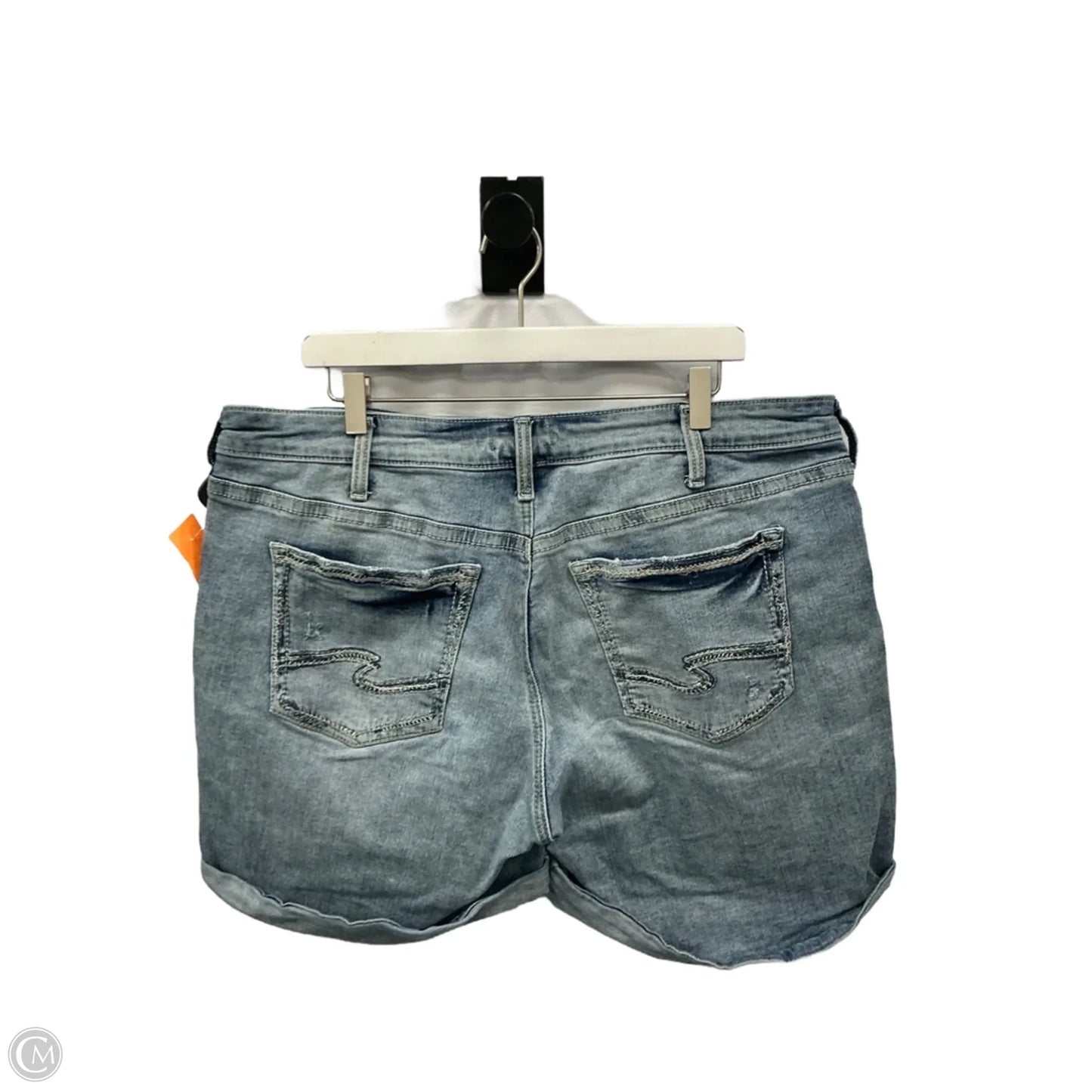 Shorts By Silver In Blue Denim, Size: 18
