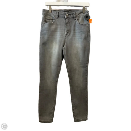 Jeans Skinny By D Jeans In Gray Denim, Size: 8