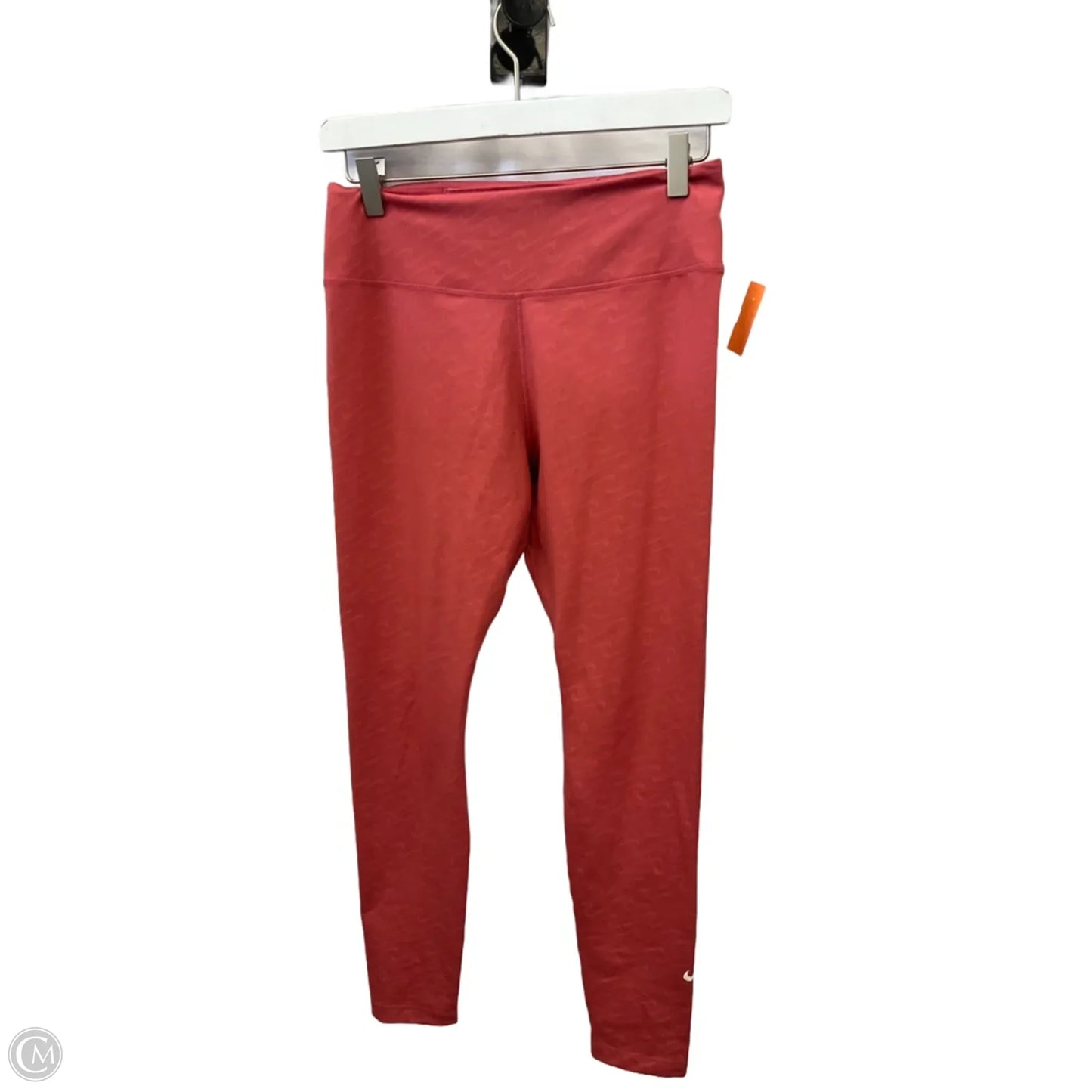 Athletic Leggings By Nike Apparel In Pink, Size: M