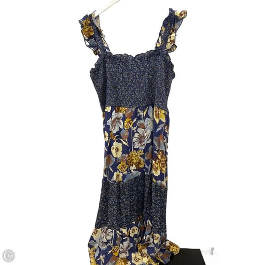 Dress Casual Midi By Maurices In Blue, Size: 2x