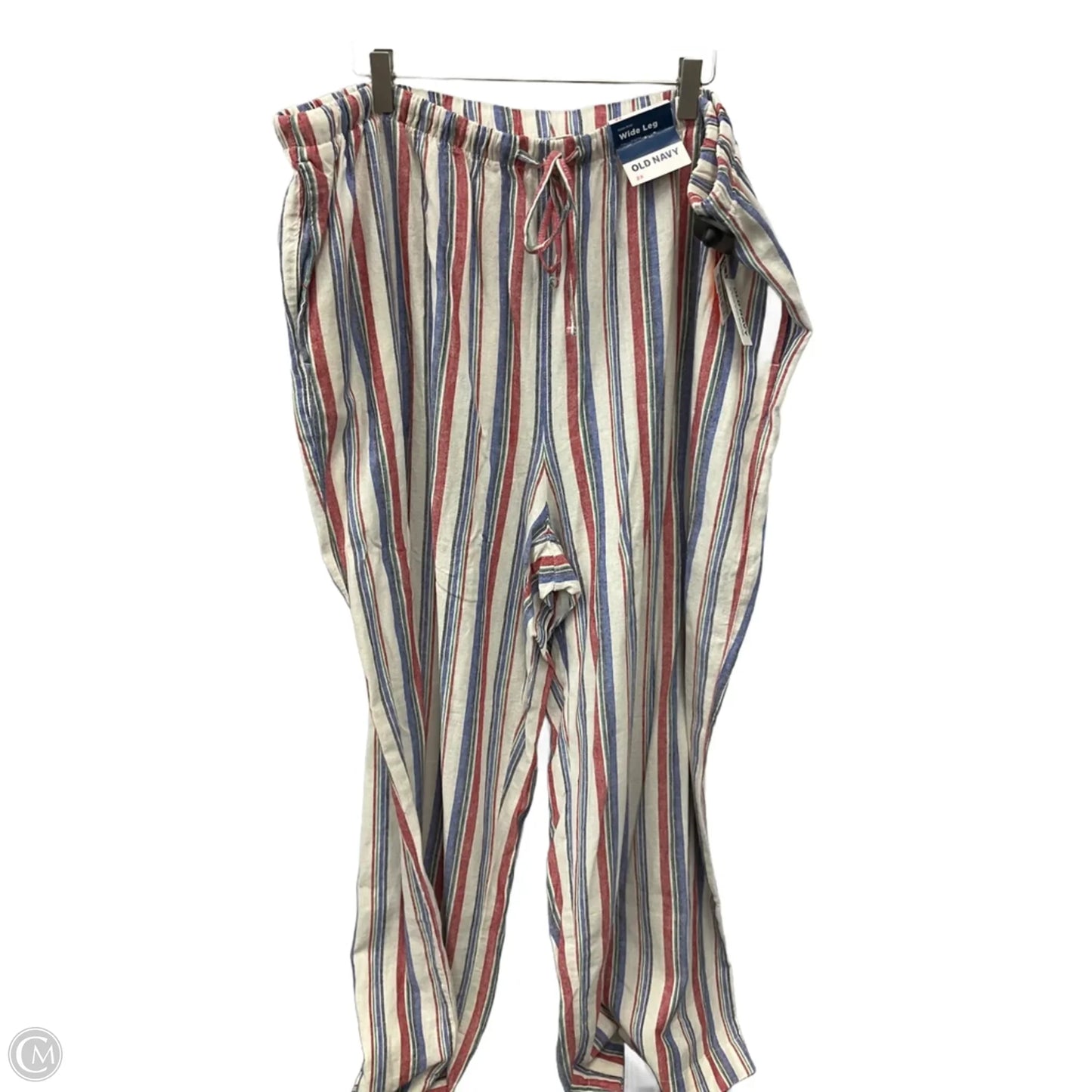 Pants Wide Leg By Old Navy In Striped Pattern, Size: 2x