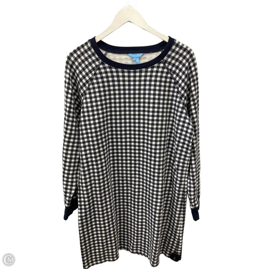 Dress Casual Short By Draper James In Checkered Pattern, Size: L