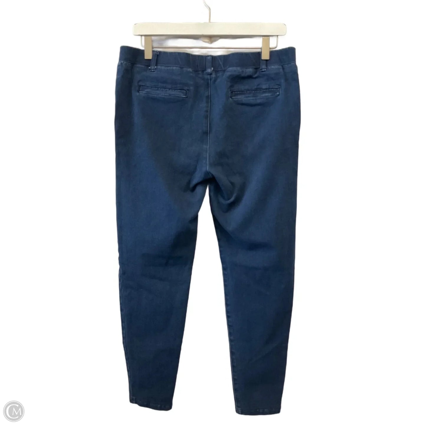 Jeans Jeggings By Betabrand In Blue Denim, Size: L