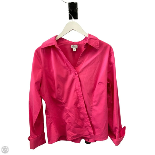 Top Long Sleeve By Worthington In Pink, Size: Xl