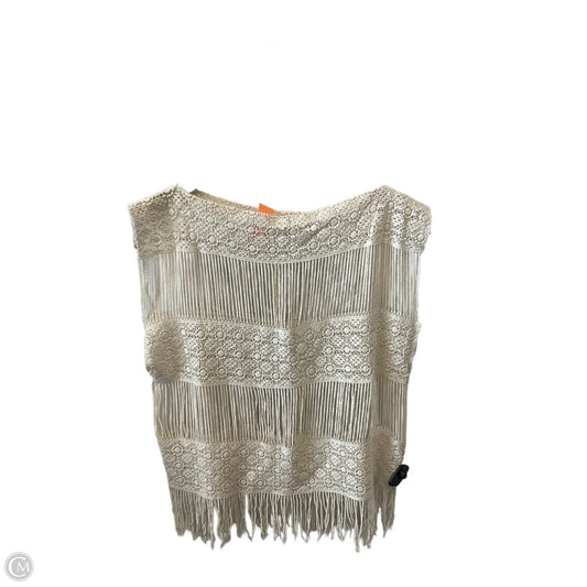 Top Sleeveless By Clothes Mentor In Cream, Size: S