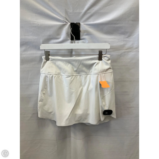 Athletic Skort By Athleta In White, Size: S
