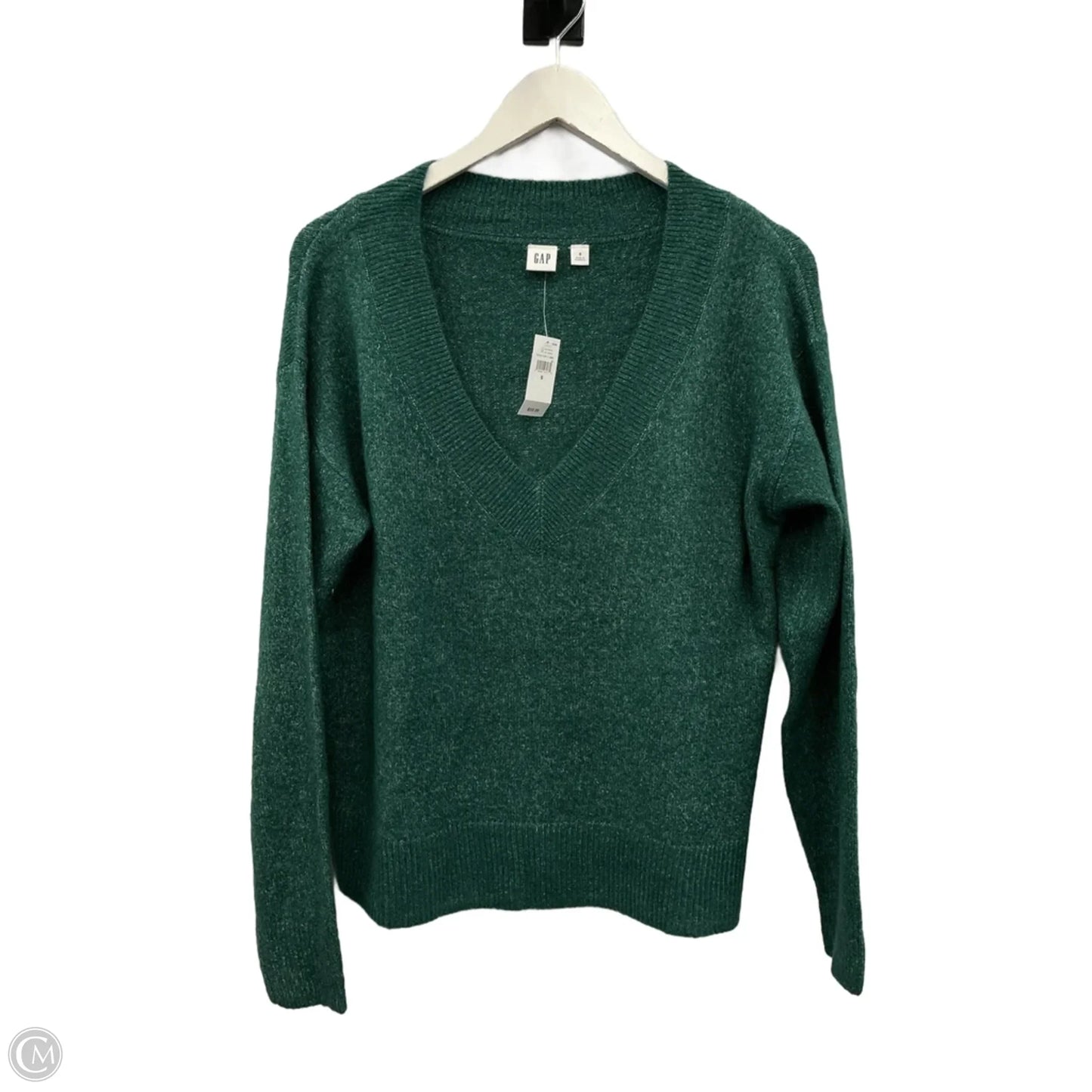 Sweater By Gap In Green, Size: S