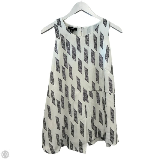 Top Sleeveless By Alfani In White, Size: L