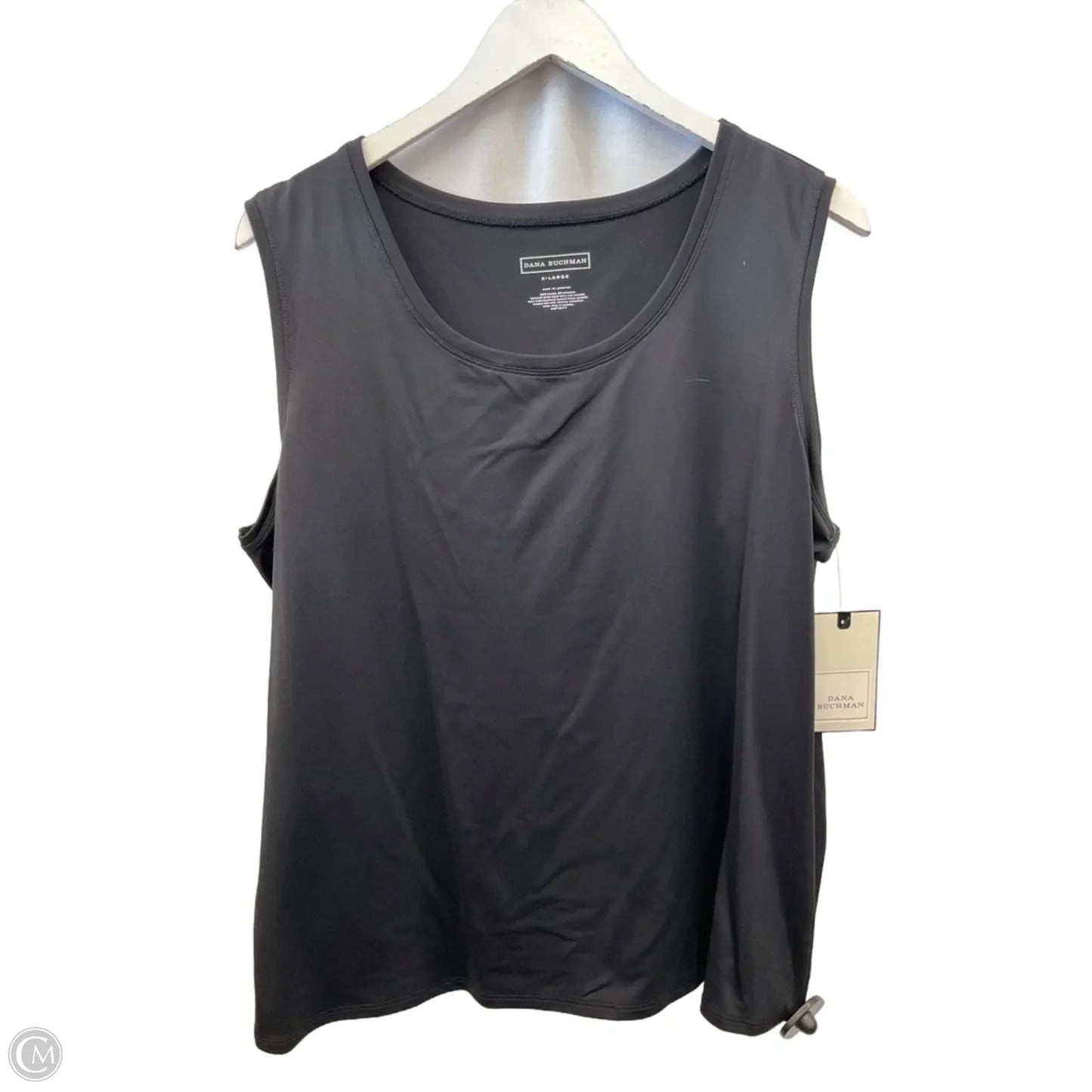Tank Top By Dana Buchman In Black, Size: Xl