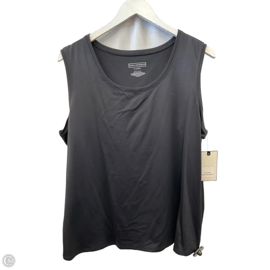 Tank Top By Dana Buchman In Black, Size: Xl