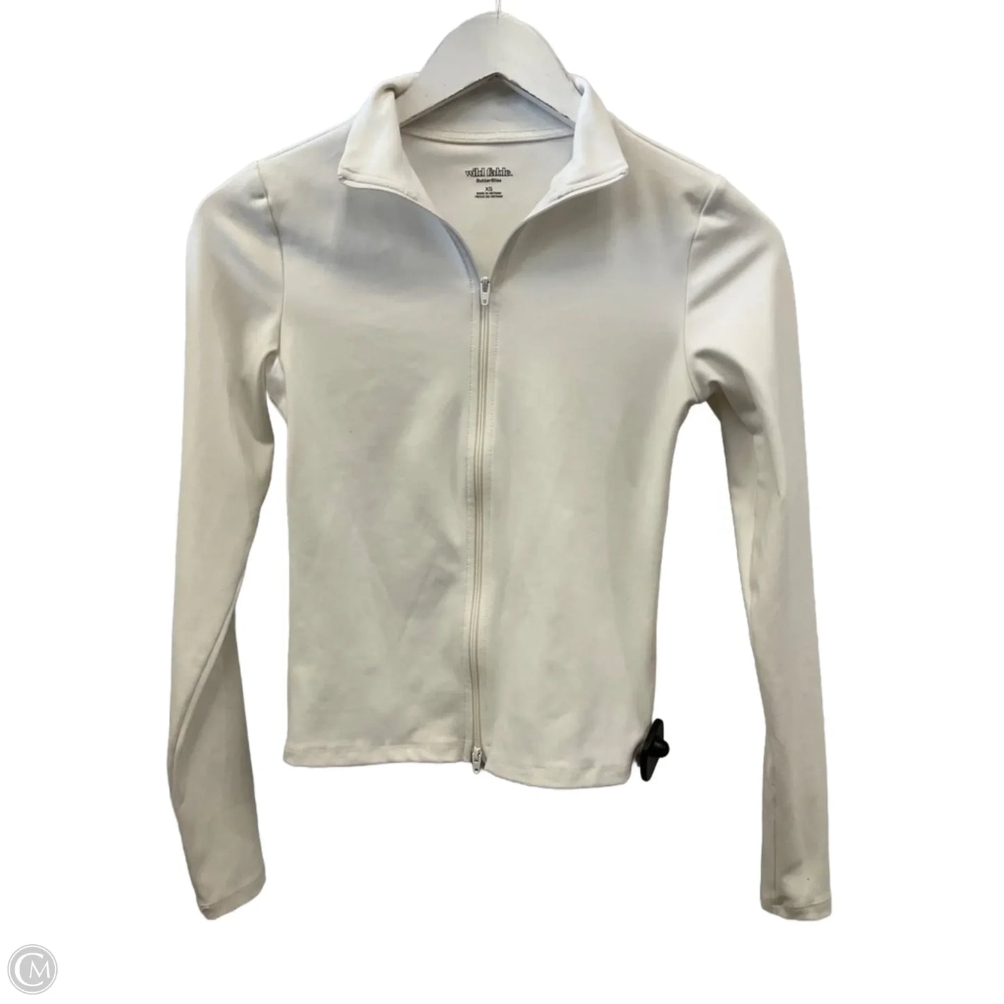 Athletic Jacket By Wild Fable In White, Size: Xs