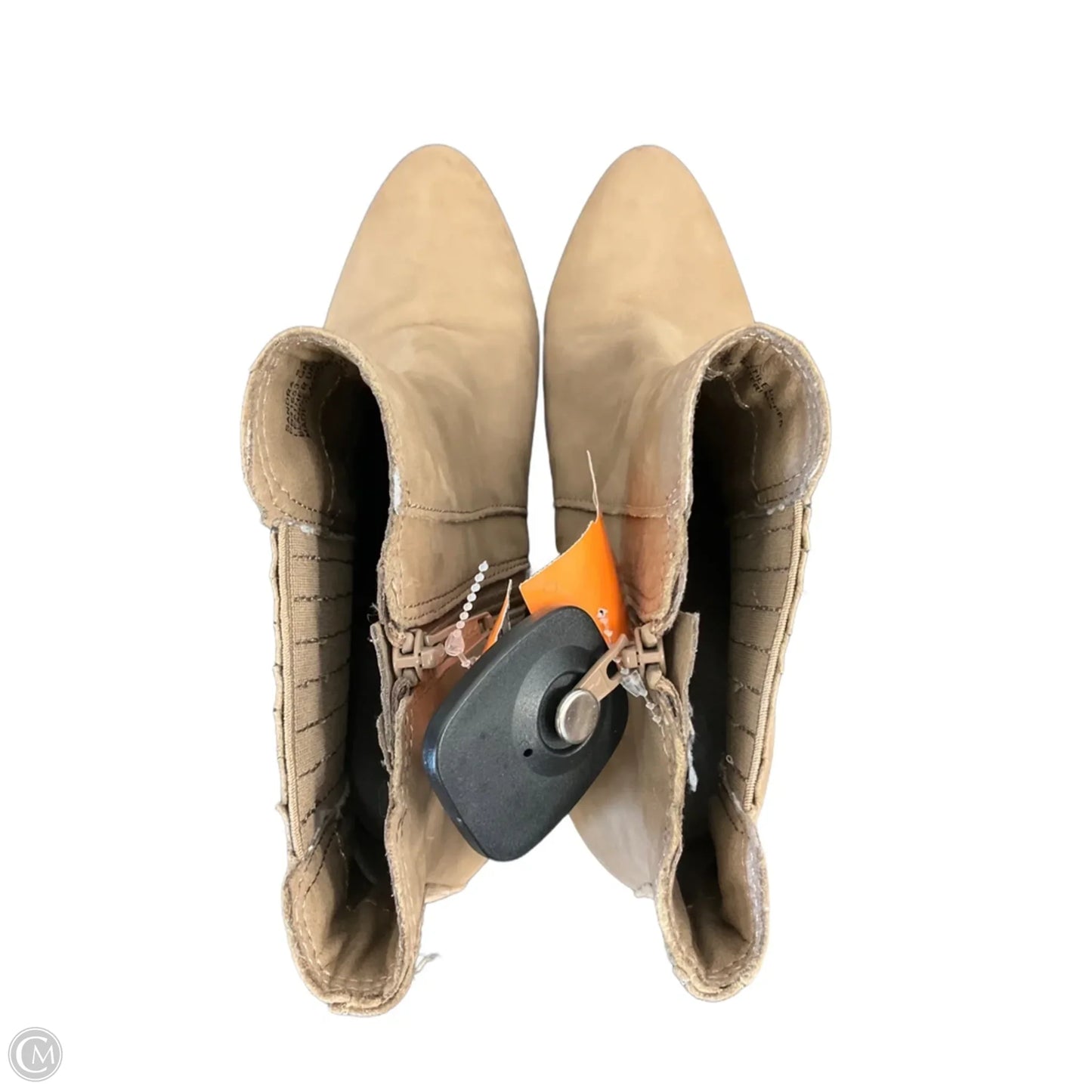 Boots Designer By Frye In Tan, Size: 8.5