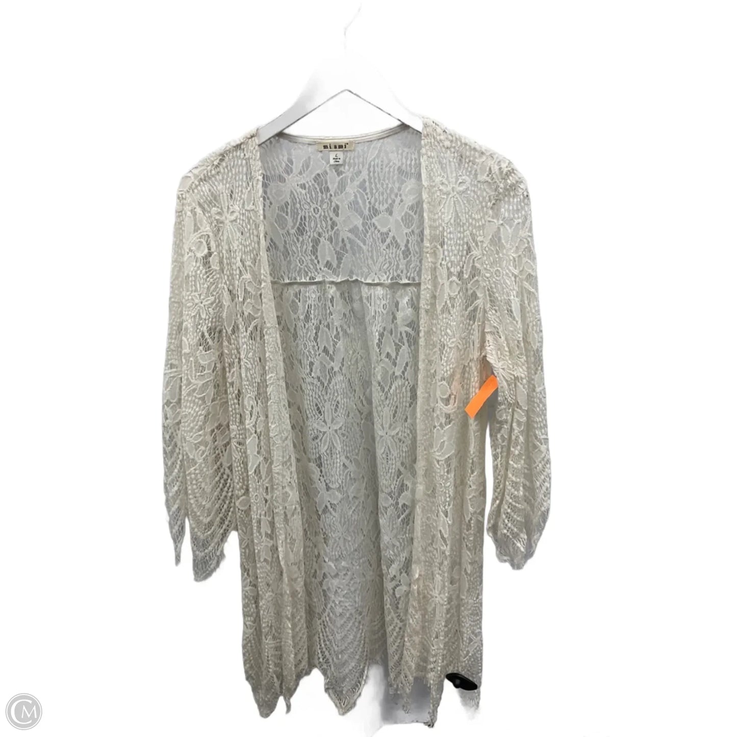 Kimono By Miami In Cream, Size: L