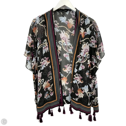 Kimono By White House Black Market In Black, Size: Xxs