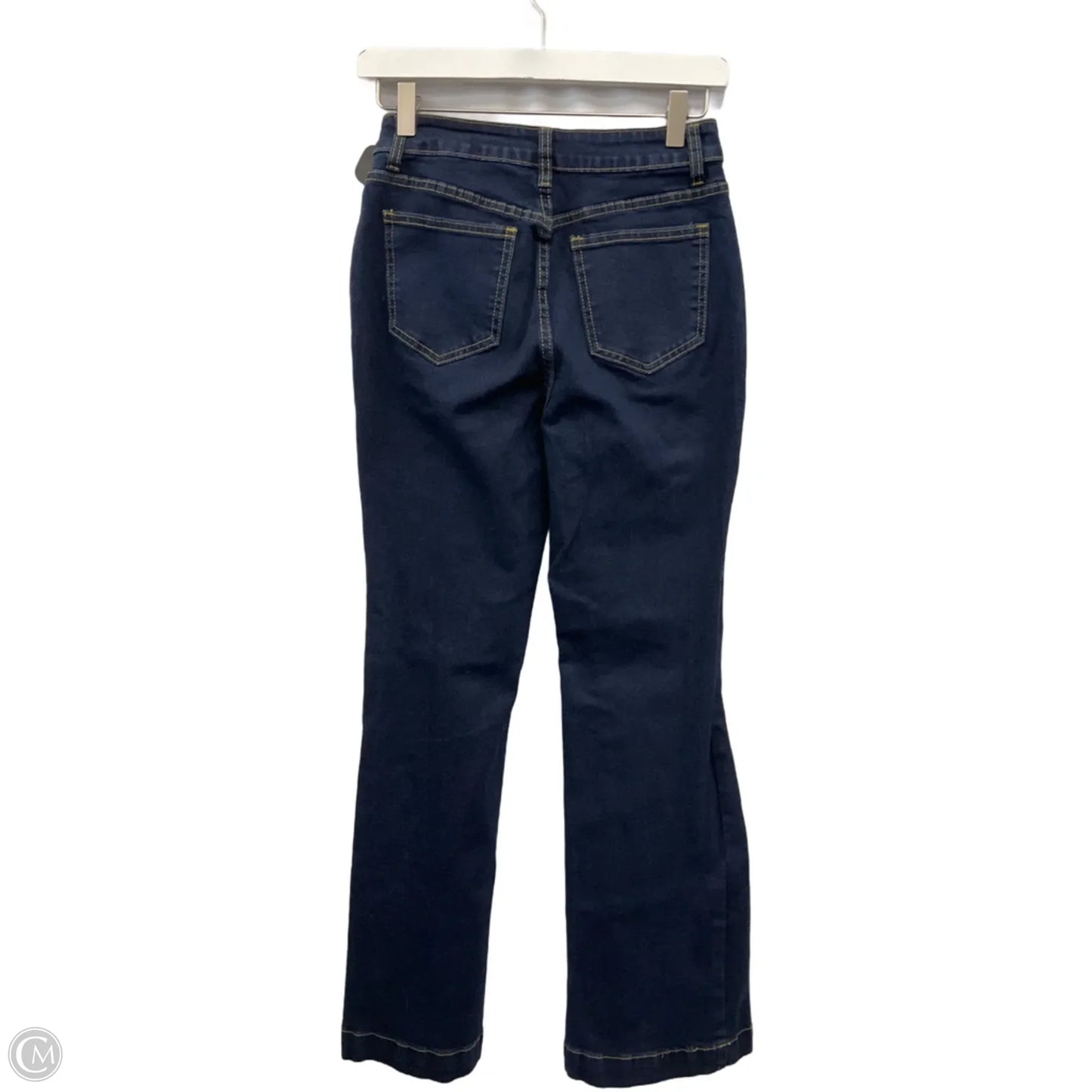 Jeans Flared By Cmf In Blue Denim, Size: 4