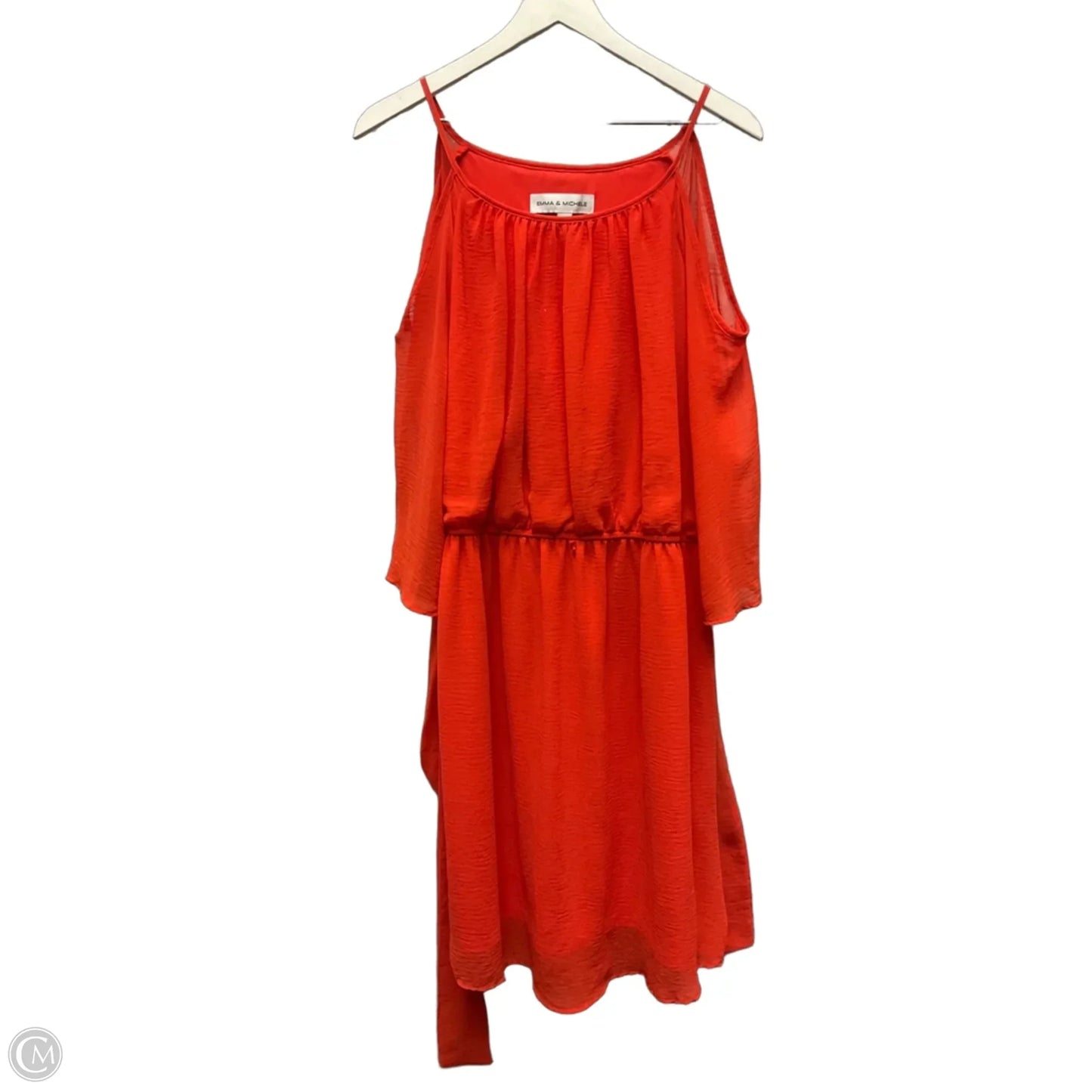 Dress Casual Short By Emma And Michele In Orange, Size: 2x