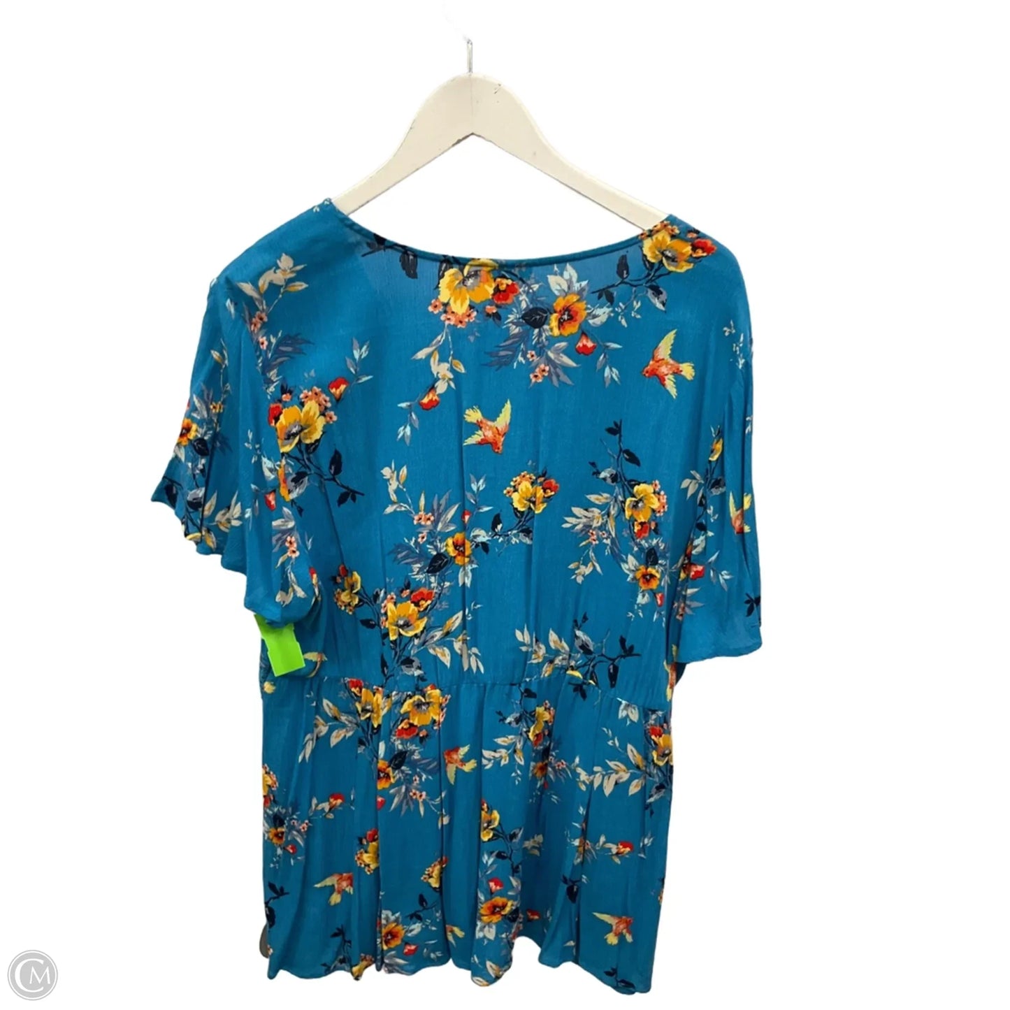 Top Short Sleeve By Torrid In Blue, Size: 2x