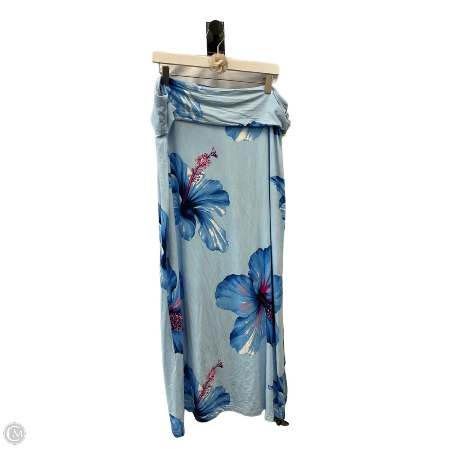 Skirt Maxi By No Boundaries In Blue, Size: 2x
