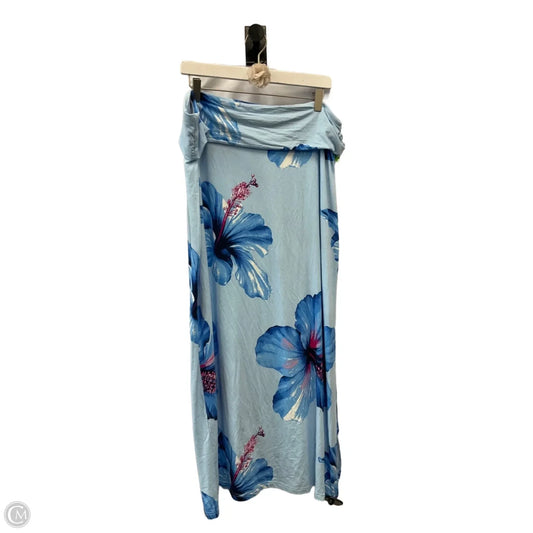 Skirt Maxi By No Boundaries In Blue, Size: 2x