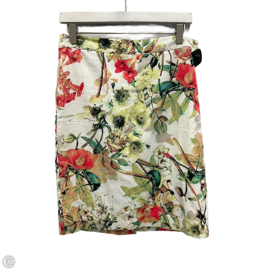 Skirt Mini & Short By Van Heusen In Floral Print, Size: S